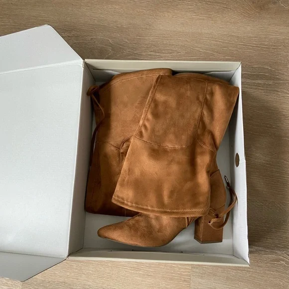 Marc Fisher Reda Block Heel Boots - Picture 10 of 12